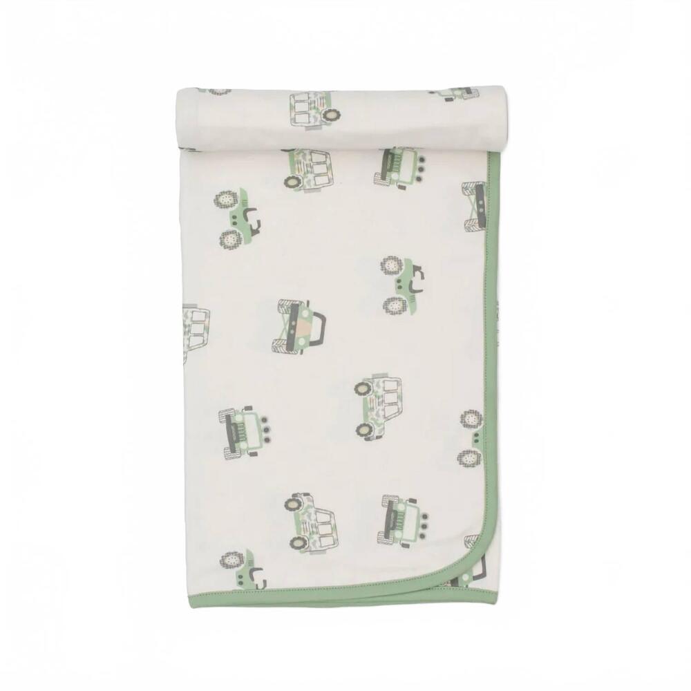 NEW KISSY KISSY kids nature adventure blanket in green